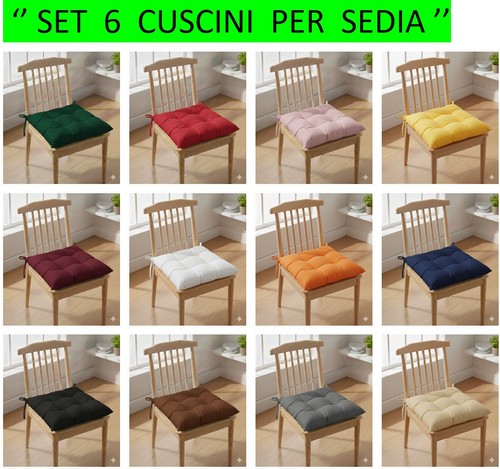 Set cuscini per sedie cucina - cuscini,