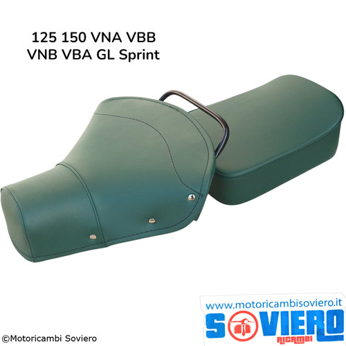 Kit sella cuscino verde - kit,